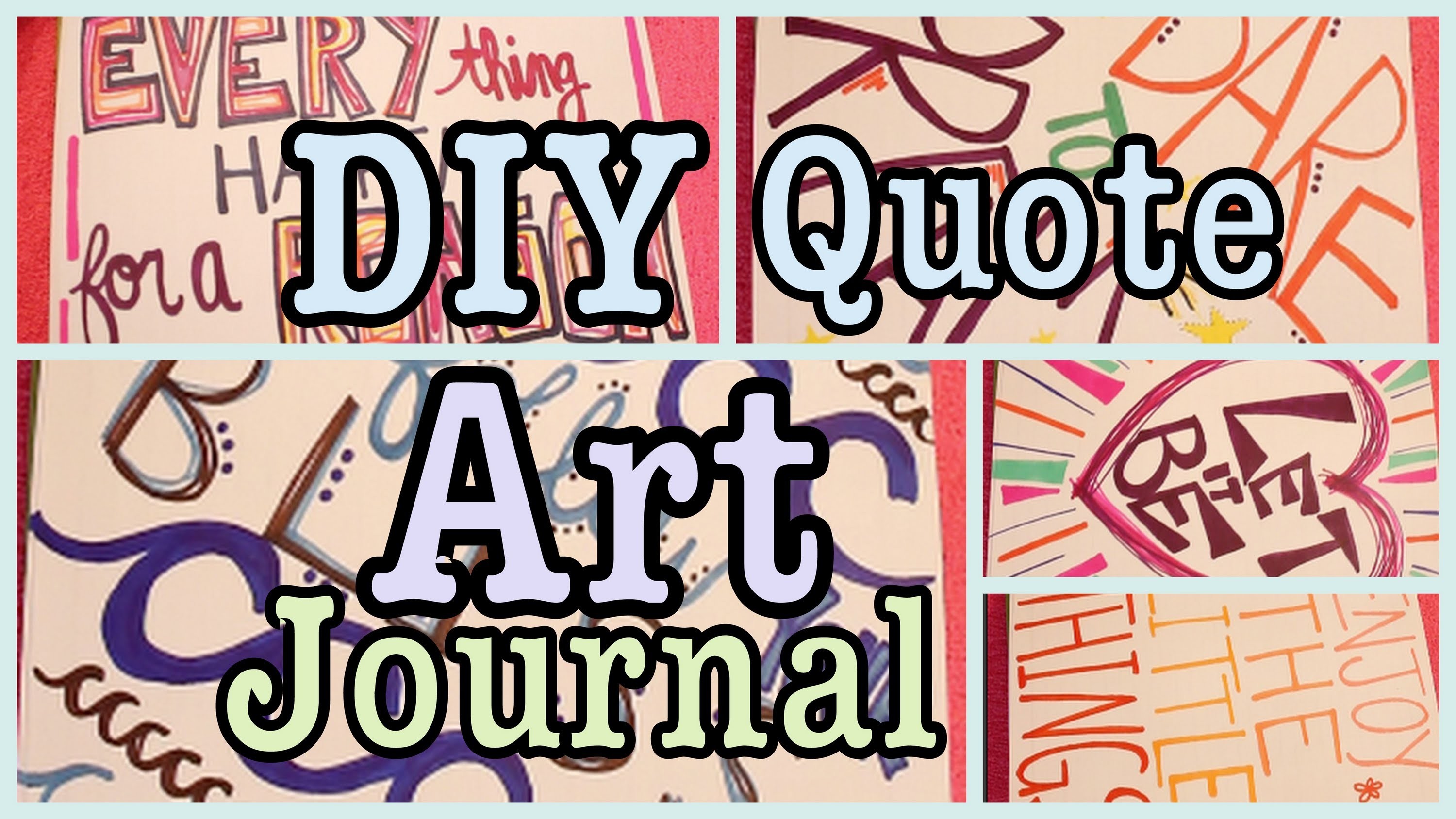 DIY Quote Art Journal