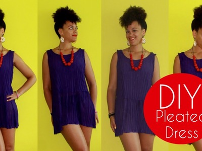 DIY SATC 2 Inspired Pleated Dress | Sewing For Beginners