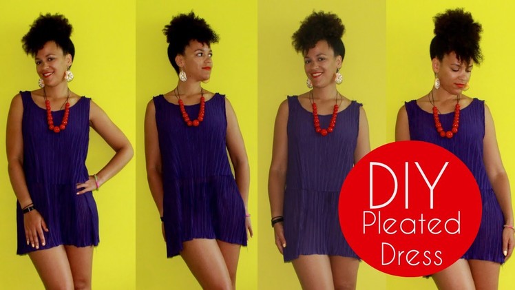 DIY SATC 2 Inspired Pleated Dress | Sewing For Beginners