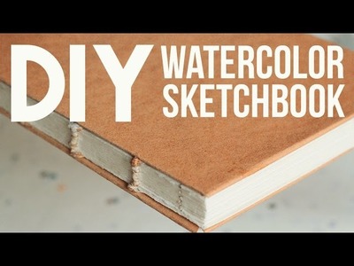DIY: Watercolor Sketchbook (No Bookpress)