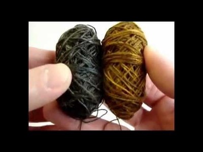 DIY Waxed Linen Thread with Donna Kallner