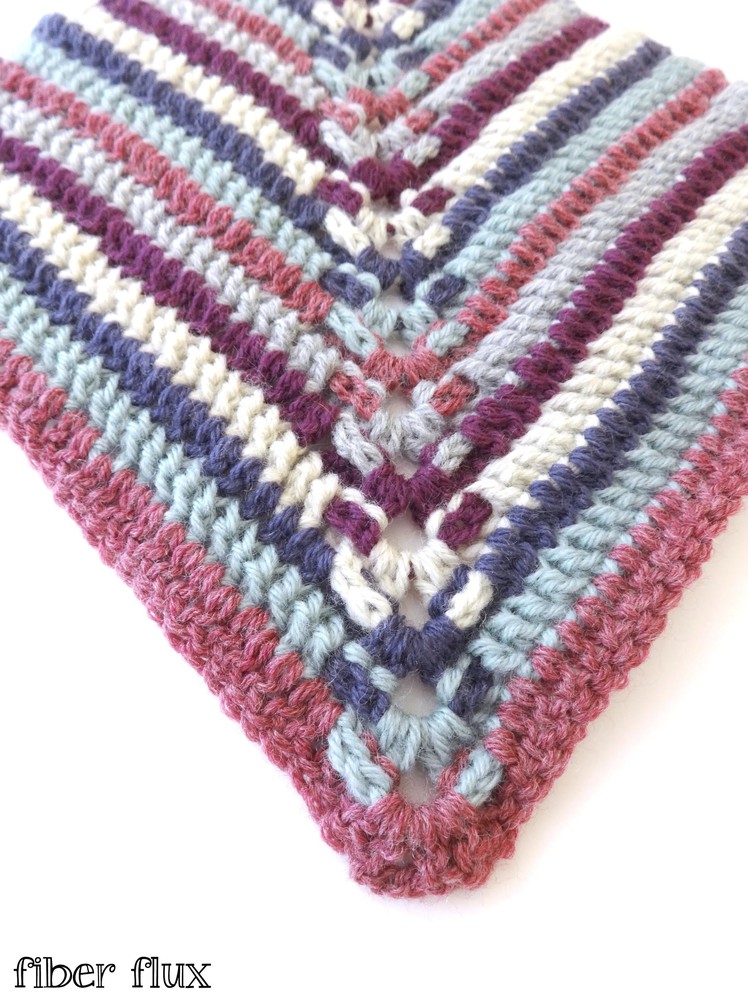Episode 129: How To Crochet the Alpine Steps Square