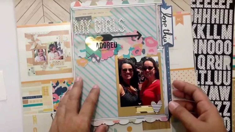 File folder tutorial and project using Crate Paper Craft Market collection