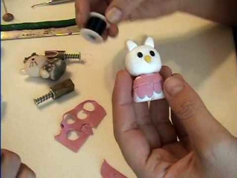 Hello Kitty How to Make in Polymer Clay by Garden of Imagination