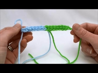 How To Change Color While Making A Foundation Single Crochet