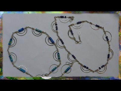 How to Construct the Beautiful Concentric Arc Necklace with Beads
