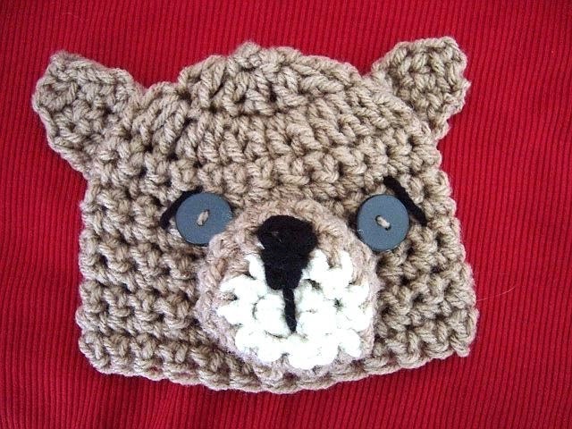 How to crochet a little bear hat, newborn to 1 year, crochet pattern