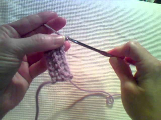 How to Crochet - Back Loop Only (Ribbing)