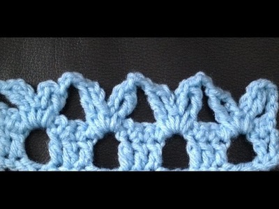 How to Crochet the Edge. Border Stitch Pattern #16 by ThePatterfamily