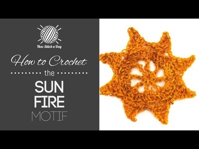 How to Crochet the Sun Fire Motif