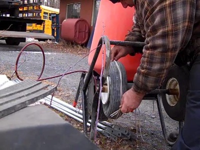 How to get air in a tubeless tire that poped off the bead