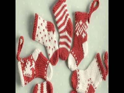 How to knit a christmas stocking