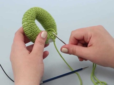 How to knit stuffed rings + Kitchener stitch