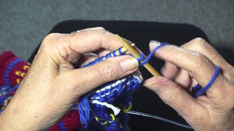 HOW TO KNIT THE LINEN STITCH