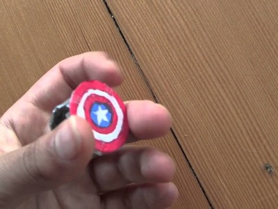 How To Make A  Captain America Shield Ring Type 1