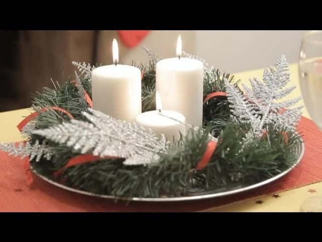 How to make a Christmas table centrepiece : Christmas crafts for the whole family