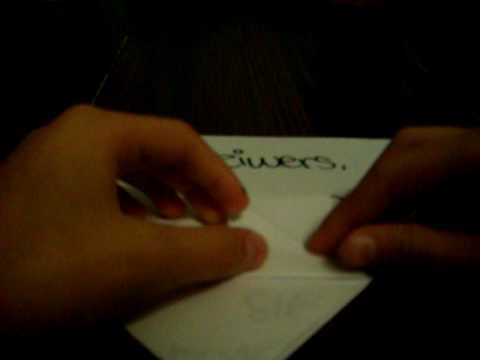 How to make a Folded Letter