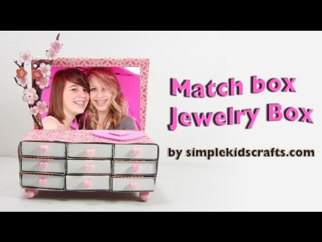 How to make a matchbox Jewelry with drawers - EP
