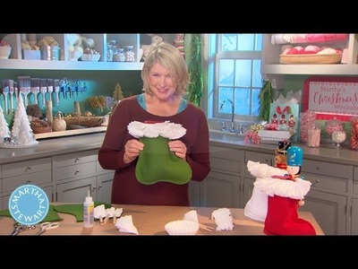 How to Make a No-Sew Stocking - Martha Stewart