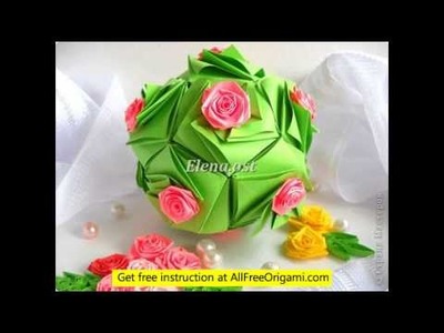 How to make a origami ball with printer paper