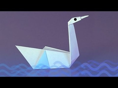 How to Make a paper Swan, origami