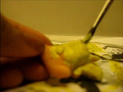 ❀ How to make a Pikachu with clay (｡◕‿‿◕｡)❀