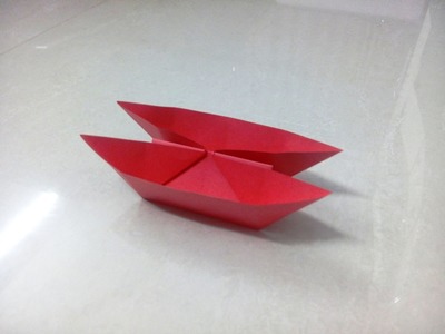 How to make an origami paper boat - 5 | Origami. Paper Folding Craft, Videos & Tutorials.