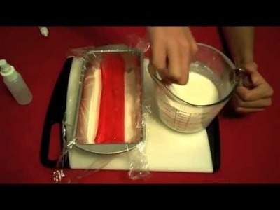 How to Make Christmas Curl Loaf Soap