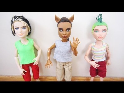 How to make shirts for Monster High male and Ken dolls - Doll Crafts