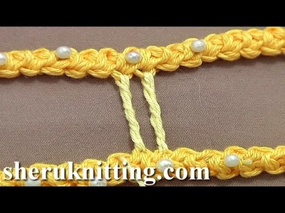 How to Make Twisted Bride (Bar) Tutorial 50 Part 1 of 9 Creating Romanian Point Lace