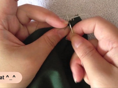How to Sew Overlock Stitch by Hand