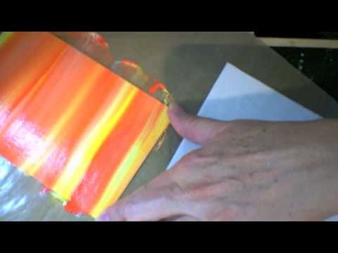 How-to: Stripe-n-scrape painting