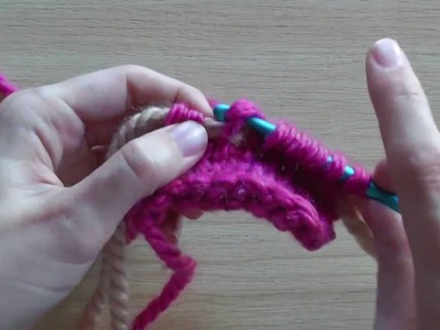 #Knooking knit stitch