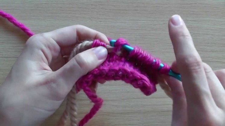 #Knooking knit stitch