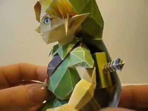 Link. Zelda Papercraft collection