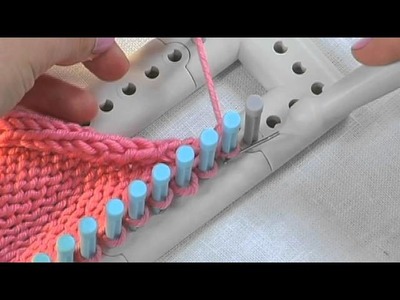 Loom Knitting: How to Decrease (K2tog) for Single Knitting