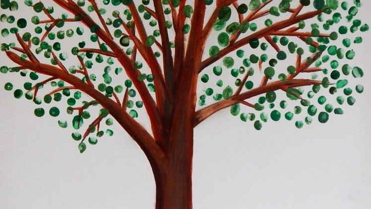 Make a Beautiful Keepsake Fingerprint Family Tree - DIY Crafts - Guidecentral