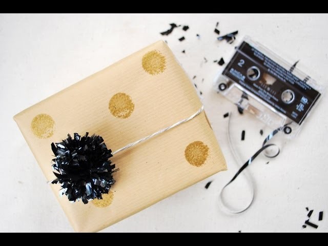 Make Party Decorations from VHS & Cassette Tapes