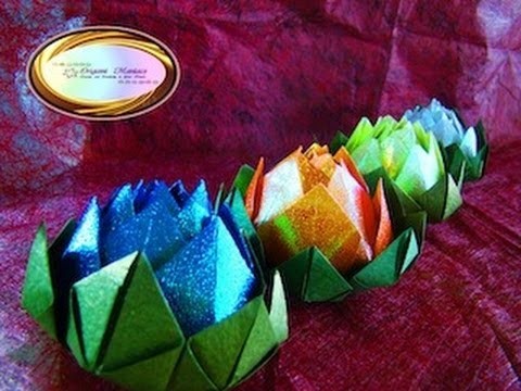 Origami Maniacs 83: Traditional Lotus flower