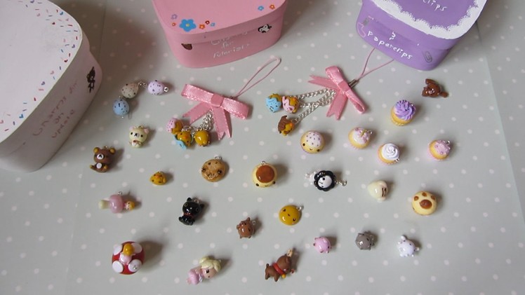 Polymer Clay Charm.Craft Update #12 - Cupcakes, Fairies, Painted Boxes & More!