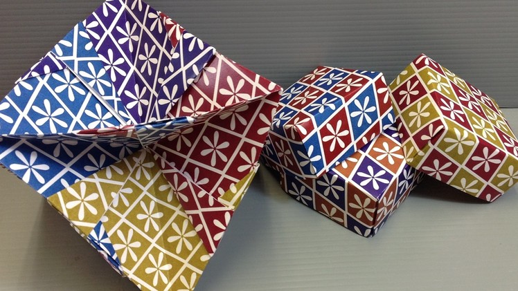 Print Your Own Diamond Flower Origami Paper