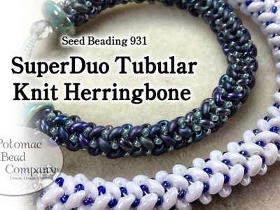 Seed Beading 931 - SuperDuo Tubular Knit Herringbone
