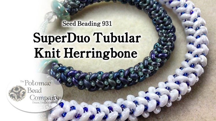 Seed Beading 931 - SuperDuo Tubular Knit Herringbone