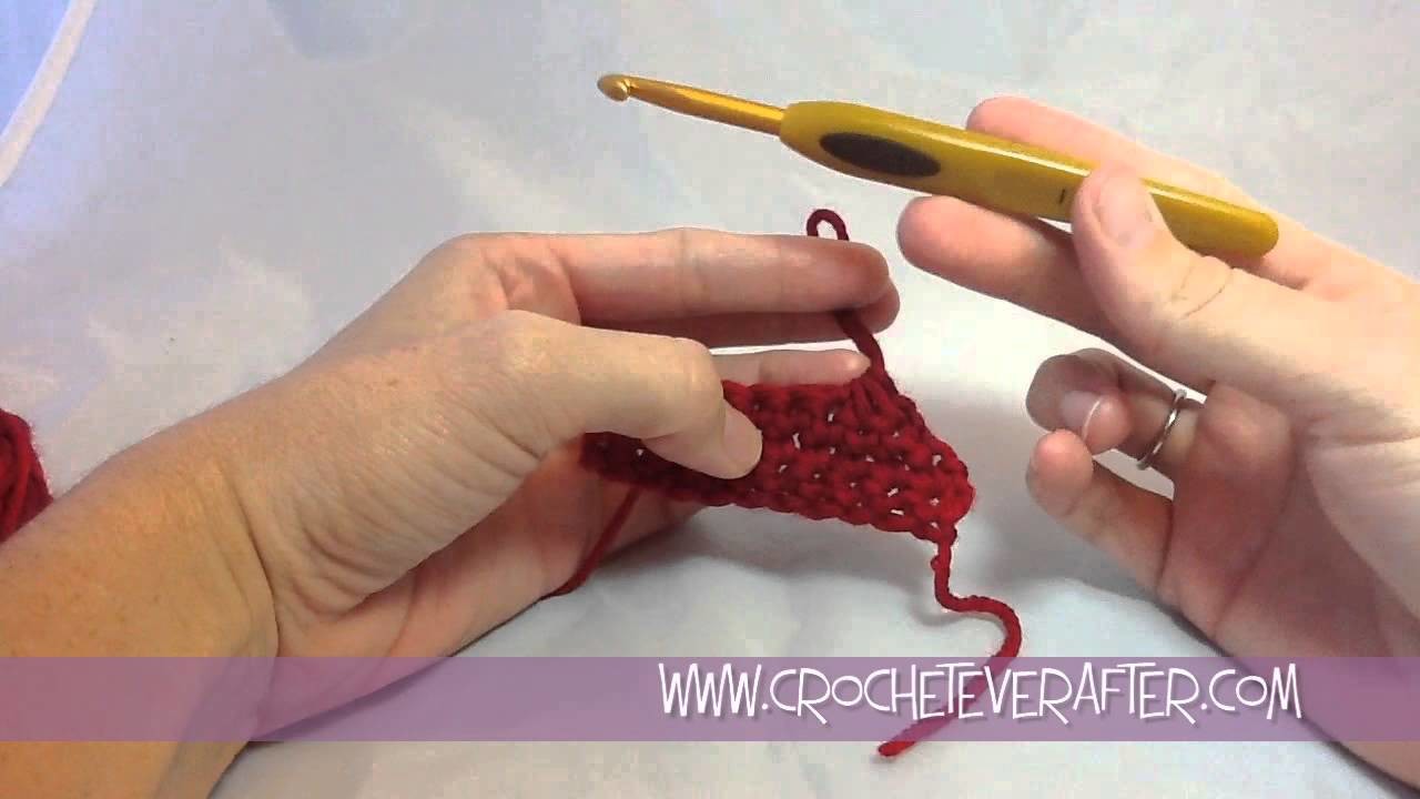 Single Crochet Tutorial #10: Decreasing in Single Crochet in Rows
