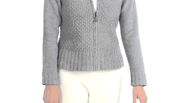 SoyBu Knit Mock Neck Sweater Jacket (For Women)