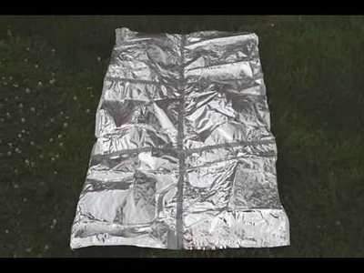 Suburban Survival - How to Make a Emergency Blanket from Recycled Chip Bags - Urban Survival