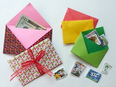 Tutorial: Origami Envelope - Sobre en origami