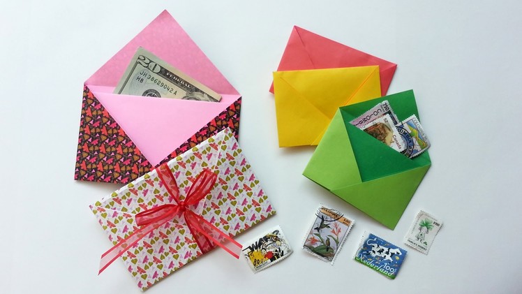 Tutorial: Origami Envelope - Sobre en origami