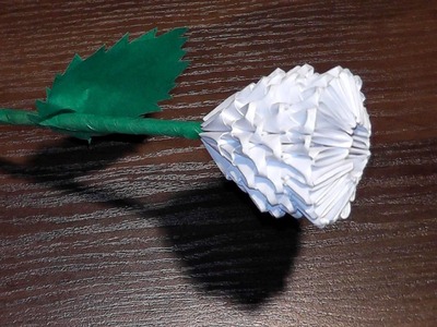 3D origami flower rose tutorial (Gifts for Mother's Day)