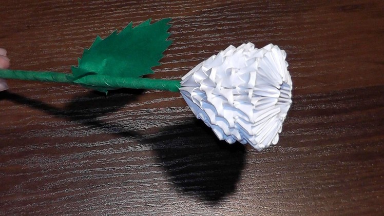 3D origami flower rose tutorial (Gifts for Mother's Day)
